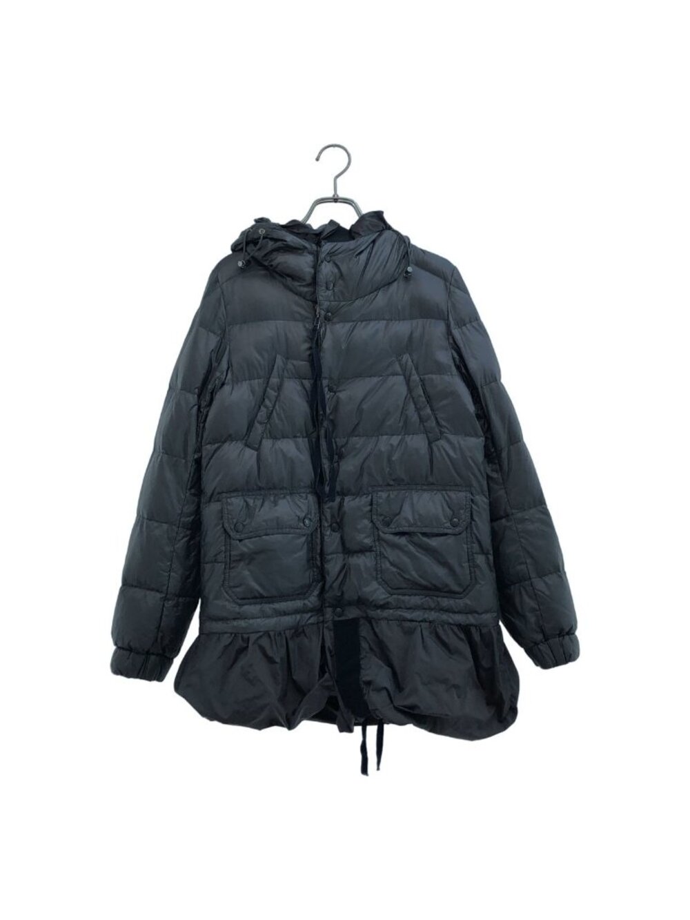 Moncler Sacai Serina Coat Gray 0